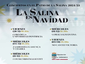 Ciclo de conciertos navideños en el Patio de La Salina