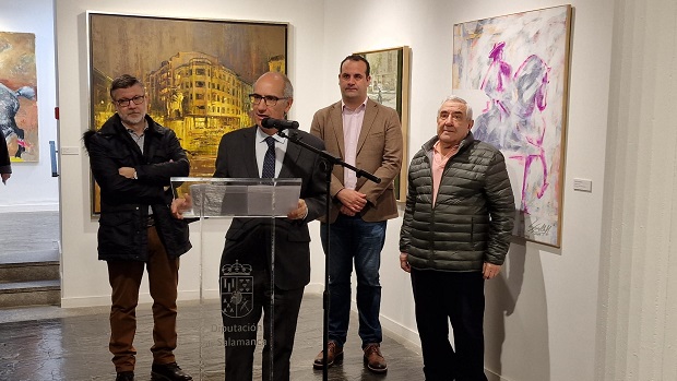 Inauguración de la exposición homenaje a Venancio Blanco