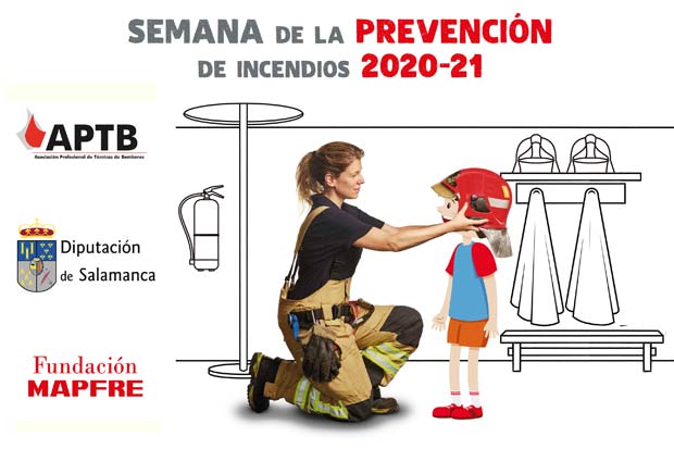 Cartel de la Semana Escolar de Prevención de Incendios