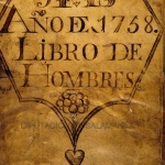 Año 1758 Libro de Hombres Expositos
