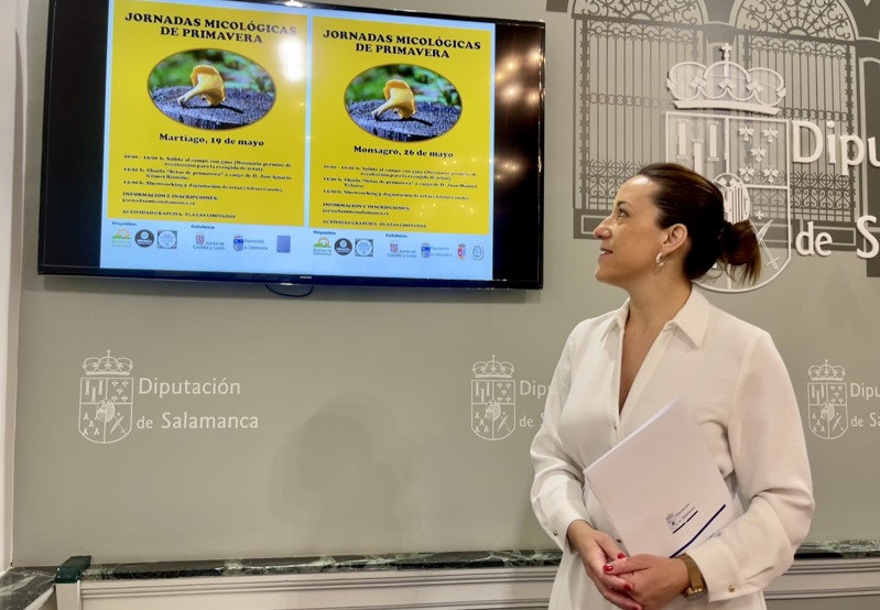 La diputada de Medio Ambiente, Pilar Sánchez, en la presentación.