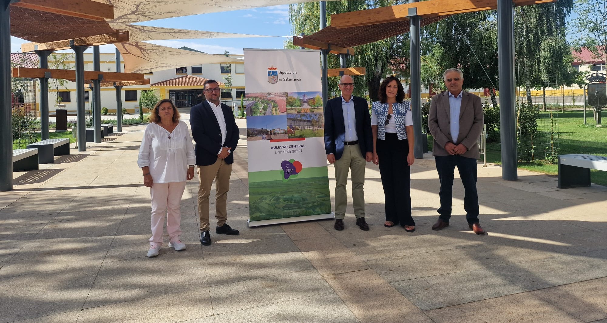 La Diputación de Salamanca inaugura el nuevo bulevar del Recinto Ferial, dentro de un ambicioso proyecto de modernización