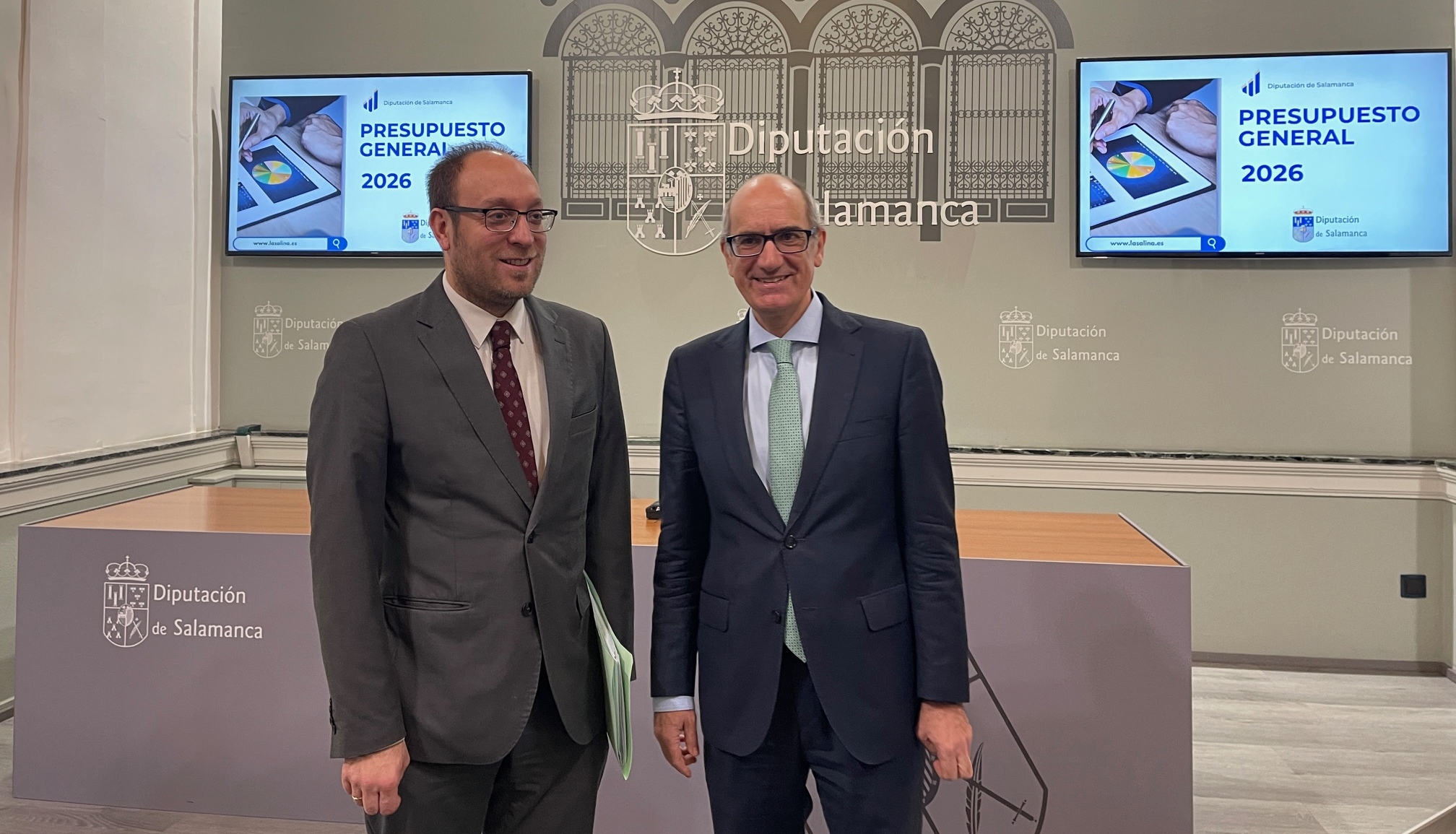 La Diputación de Salamanca presenta un presupuesto récord de 176,1 millones de euros para 2026, un 8 % más