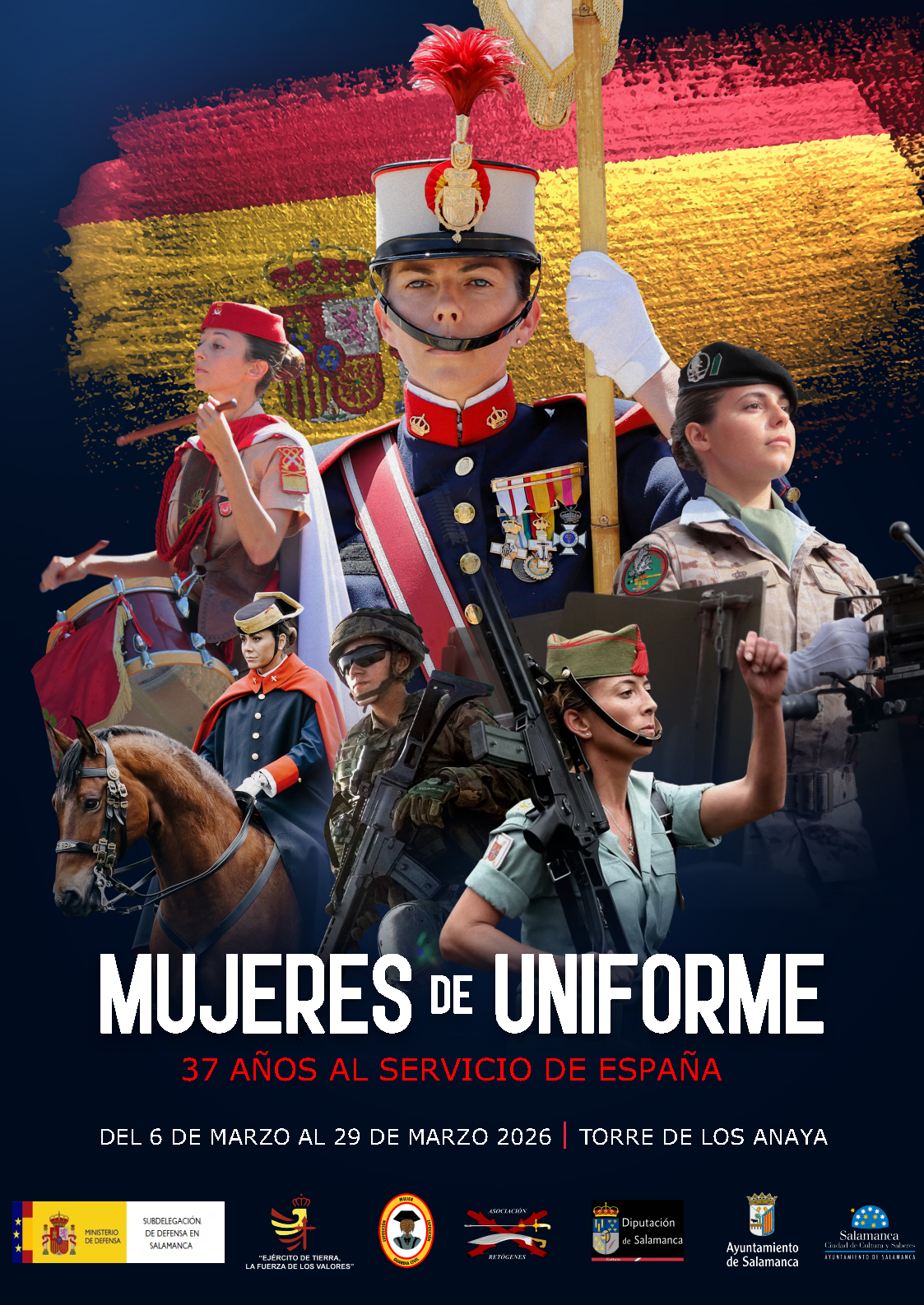 Exposición Mujeres de uniforme: 37 años al servicio de España